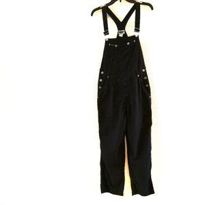 Vintage 1990's DKNY Black Overalls Petite P